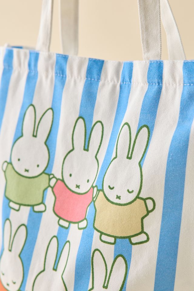 Miffy UO Exclusive Striped Tote Bag #1