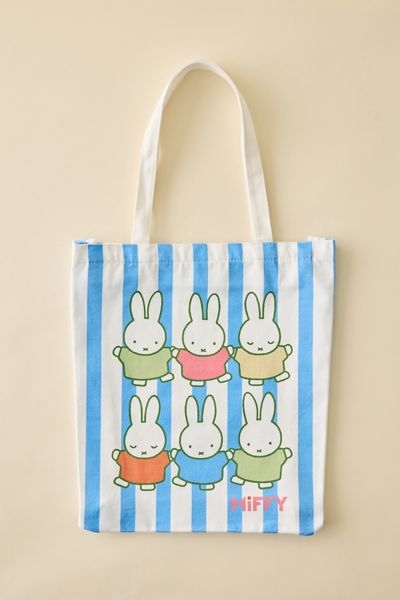 Miffy UO Exclusive Striped Tote Bag