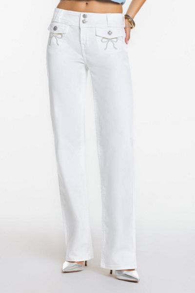 Miss Me Heavenly Roselle Slim Wide Jeans