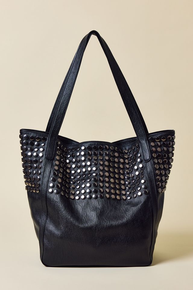 BDG Steph Studded Faux Leather Tote Bag #1