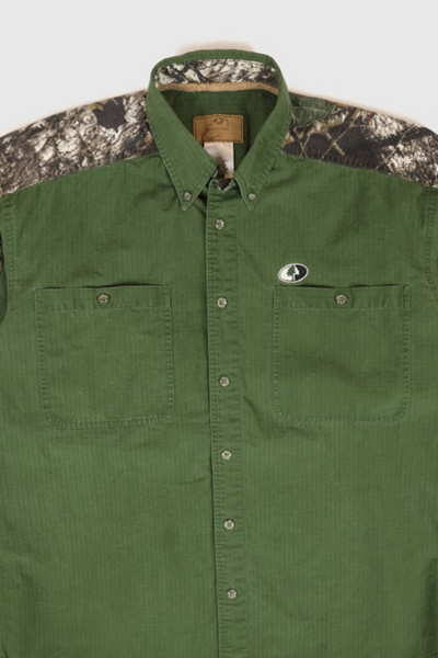 Vintage Real Tree Camo Button-Down Shirt