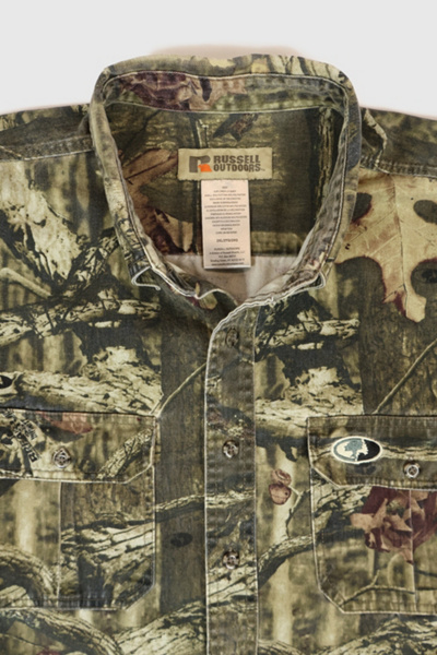 Vintage Real Tree Camo Button-Down Shirt
