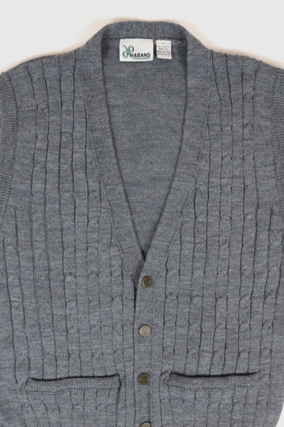Vintage Grey Sweater Vest