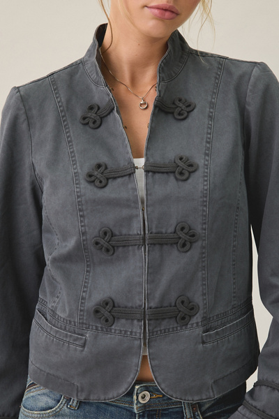Kimchi Blue Ryder Frog Fastening Military Jacket