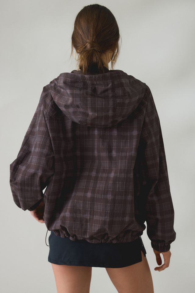 iets frans… Carter Check Full-Zip Waterproof Windbreaker Jacket #3