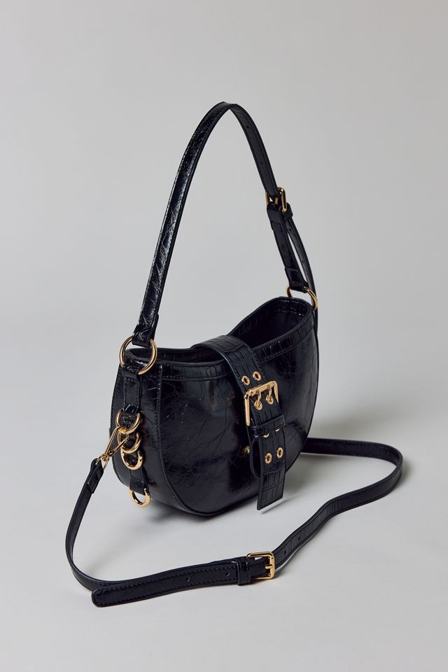 BDG Mira Belted Faux Leather Crescent Bag #2