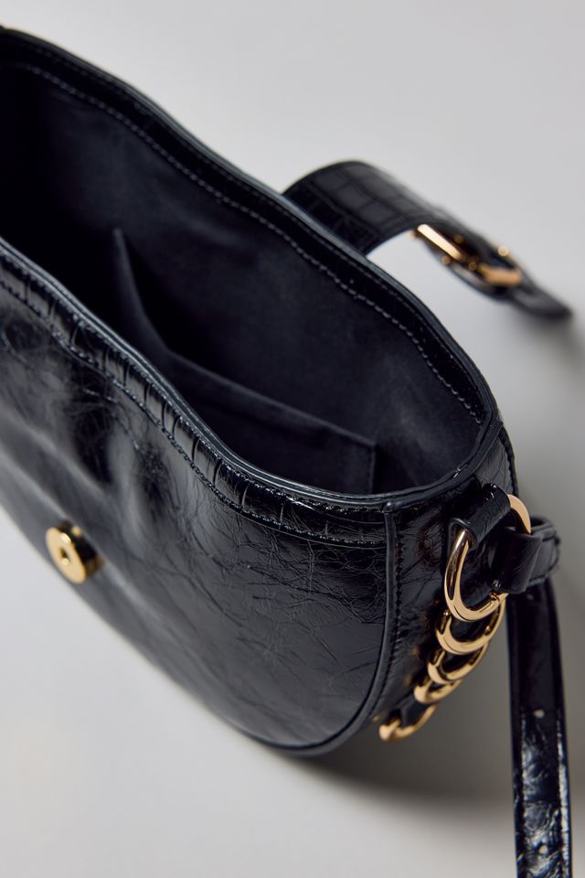 BDG Mira Belted Faux Leather Crescent Bag #4