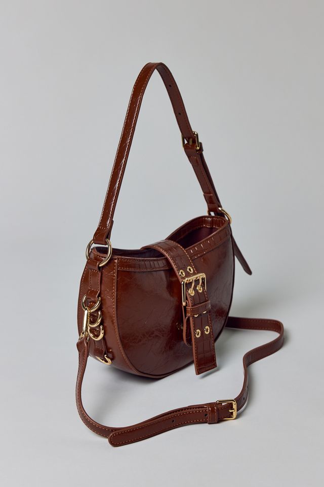BDG Mira Belted Faux Leather Crescent Bag #2