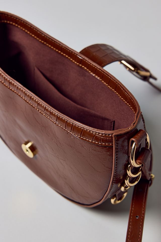 BDG Mira Belted Faux Leather Crescent Bag #4