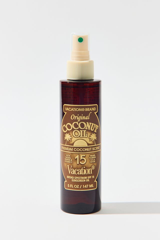 Vacation Original Coconut Oil SPF 15 Sunscreen Oil Spray #1