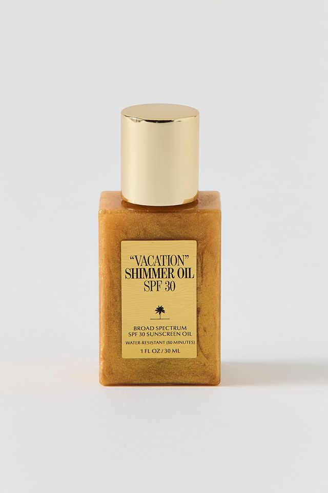 Vacation Shimmer Oil SPF 30 Mini Sunscreen Body Oil #2