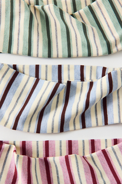 Luna Striped Wide Headband