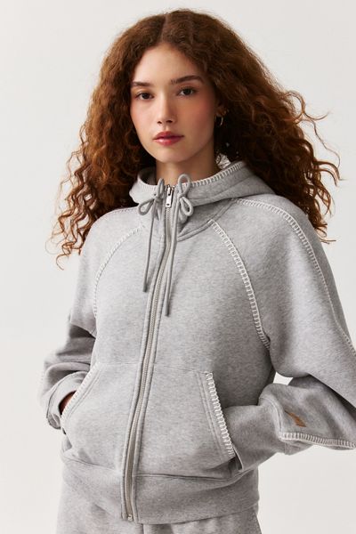 Ugg Classic Whipstitch Full-Zip Hoodie Sweatshirt