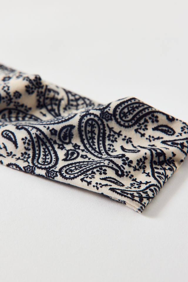 Bandana Print Wide Headband #1
