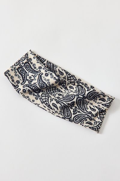 Bandeau large à imprimé bandana