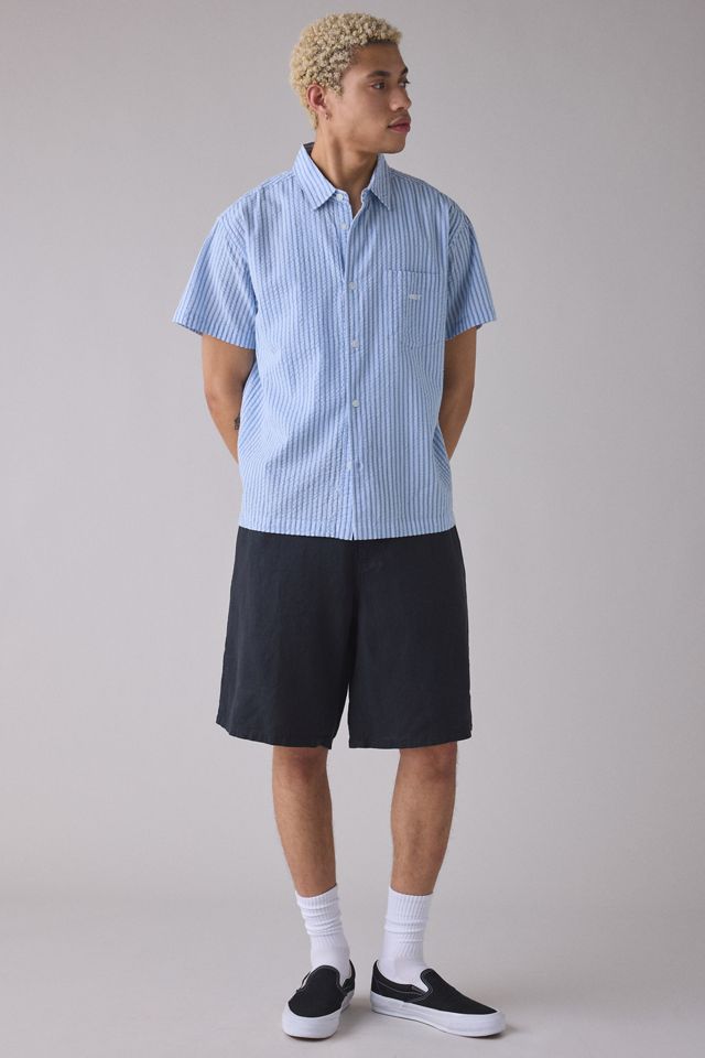 OBEY Devin Baggy Linen Shorts #3