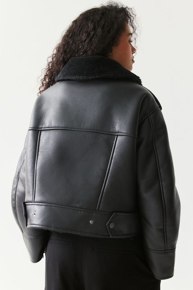 UGG Finnian LuxeFluff Moto Jacket #4