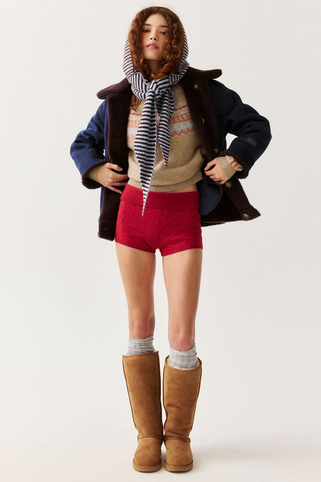 UGG Frankie Reversible Fleece + Faux Suede Trucker Jacket #2