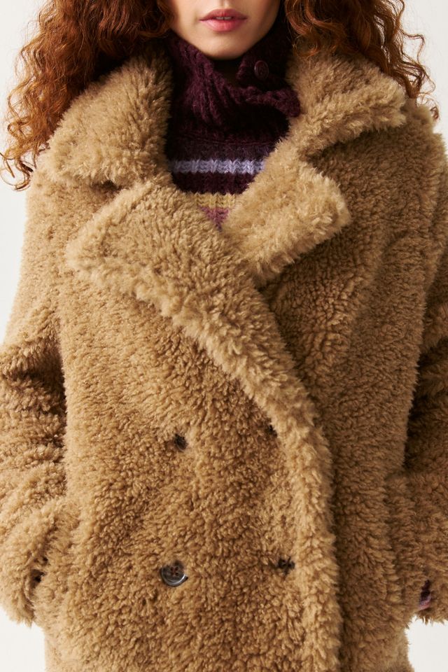 UGG Gertrude Long Teddy Coat #3