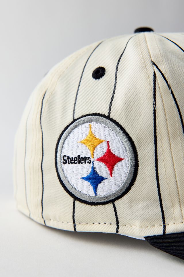 New Era 19TWENTY NFL Pittsburgh Steelers Pinstripe Snapback Hat #2