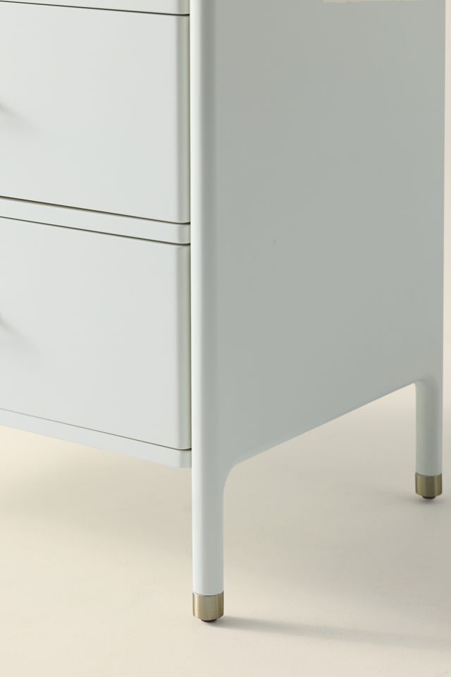 Doe Tall 4-Drawer Flip-Top Mirror Dresser #5