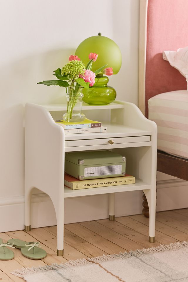 Doe Pull-Out Tray Storage Nightstand #1