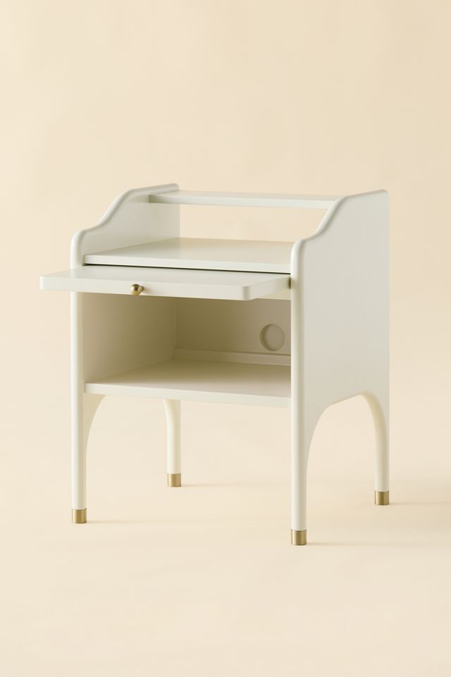Doe Pull-Out Tray Storage Nightstand #3