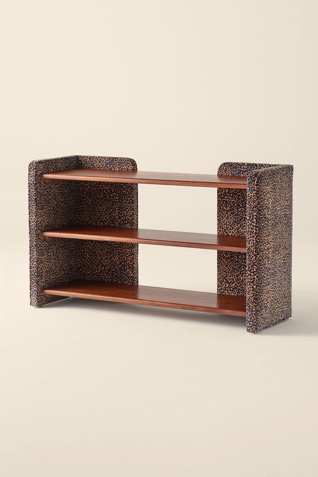 Jane Velvet Upholstered Media Storage Console #2