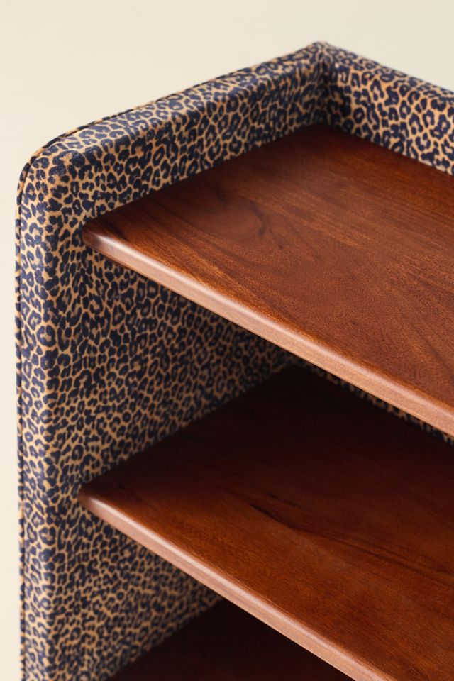 Jane Velvet Upholstered Media Storage Console #4