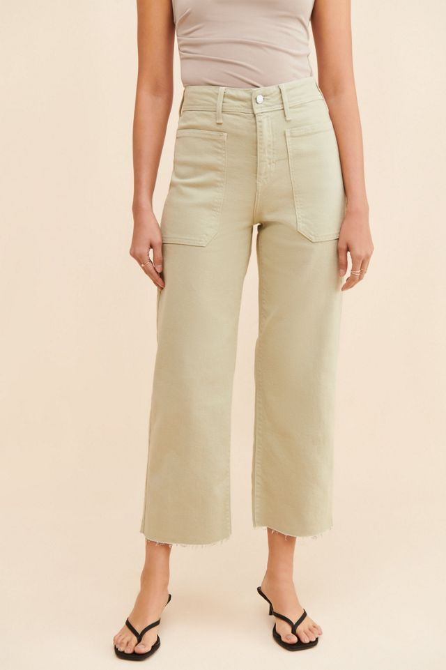 JUST BLACK DENIM High Rise Utility Wide Leg Jean #2