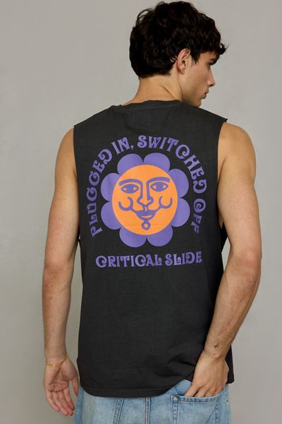 The Critical Slide Society Switch Graphic Muscle Tee