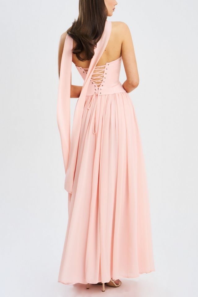 Miss Circle Qianna Corset High Slit Chiffon Dress #4