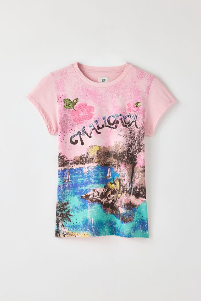 T-shirt graphique Spill The Tee Mallorca BDG #4