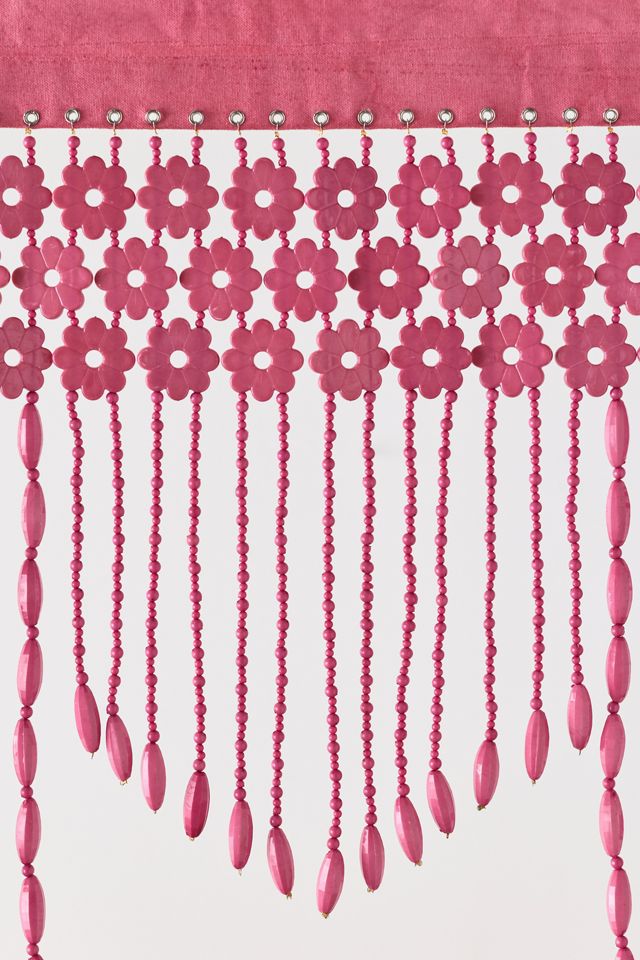 Daisy Beaded Window Valance #2