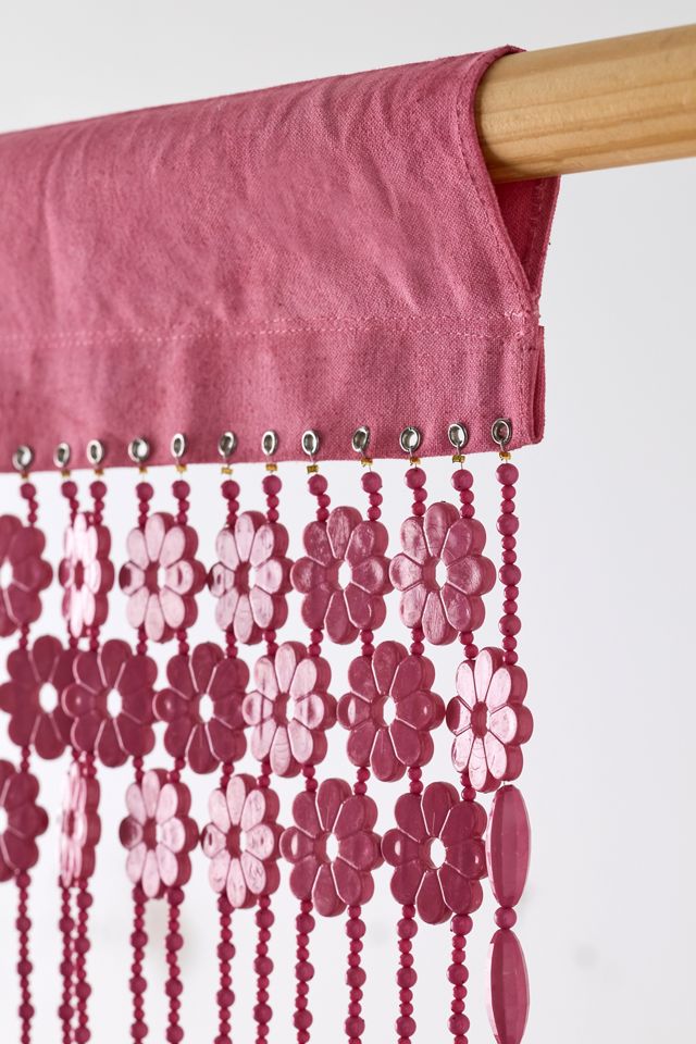 Daisy Beaded Window Valance #3
