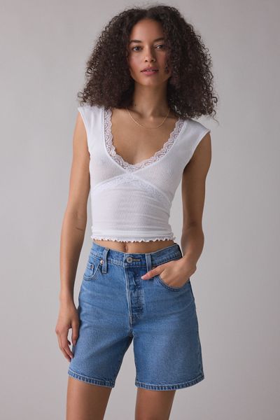 Levi’s® 501 Mid-Thigh Denim Shorts