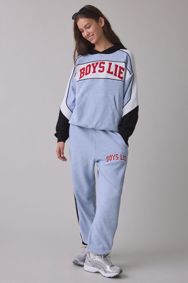 Boys Lie Racer Good Sport Thermal Hoodie Sweatshirt #3