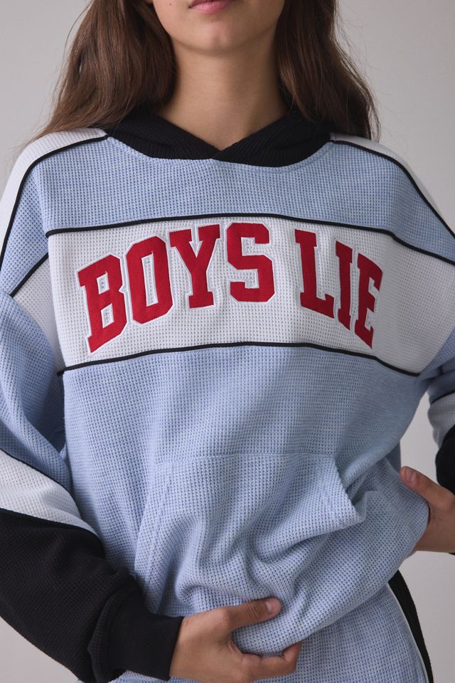 Boys Lie Racer Good Sport Thermal Hoodie Sweatshirt #4
