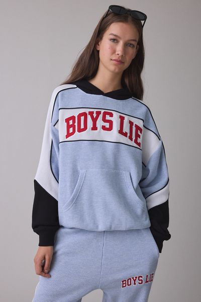 Boys Lie Racer Good Sport Thermal Hoodie Sweatshirt