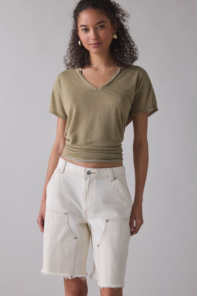 Levi’s® Baggy Dad Utility Long Denim Shorts #4