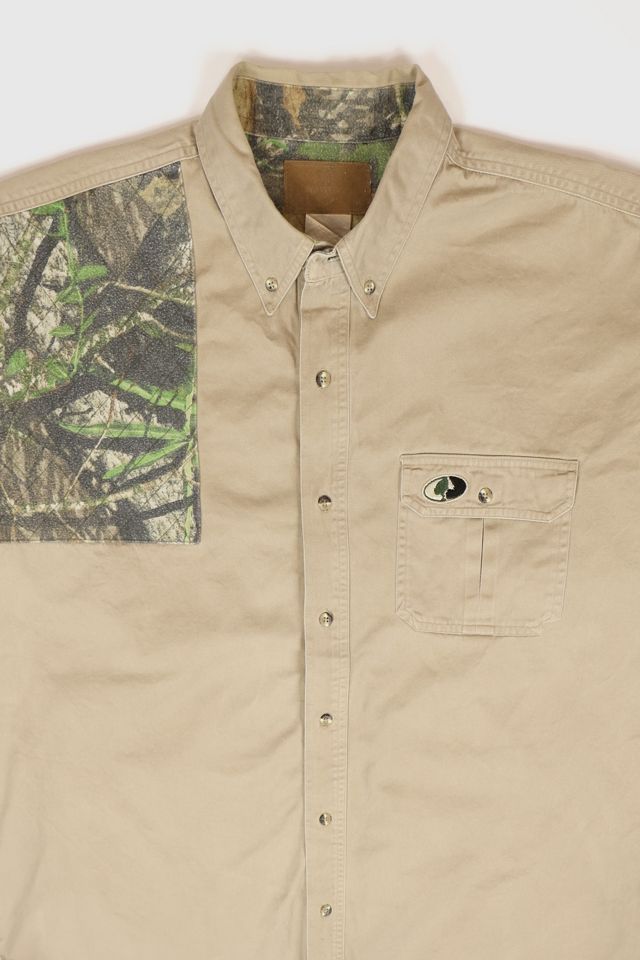 Vintage Real Tree Camo Button-Down Shirt #1