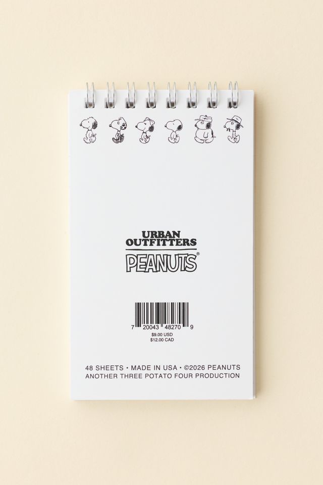 Three Potato Four X Peanuts Snoopy Mini Spiral Notepad #2