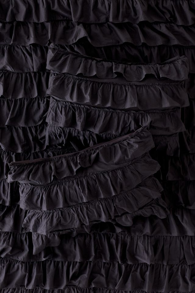 Waterfall Ruffle Cotton Voile Sham Set #1