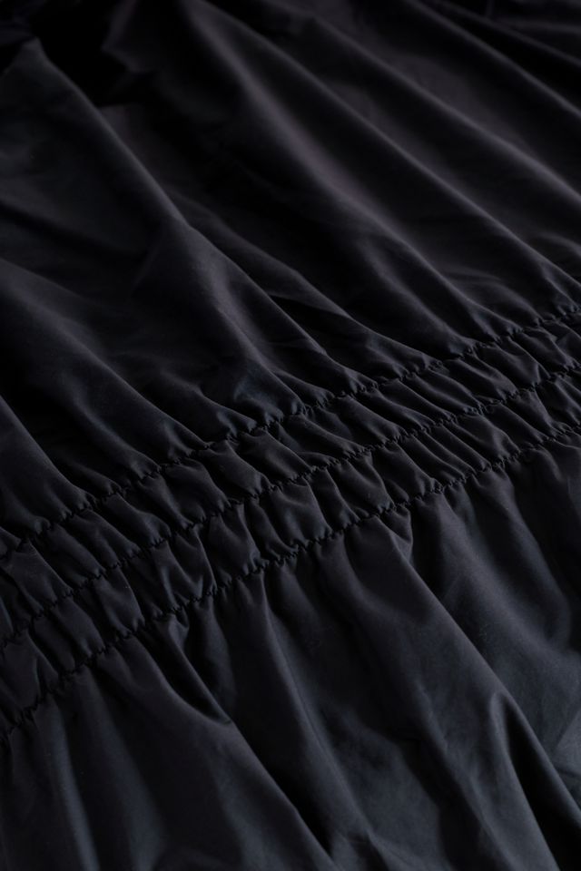 Housse de couette en percale de coton froncée Prairie #3