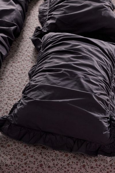 Ensemble de taies d'oreiller Prairie en percale de coton froncée