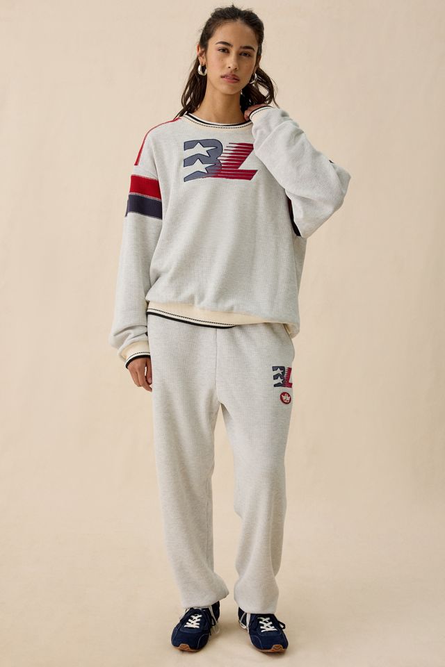 Boys Lie Champs Colorblock Thermal Crewneck Pullover #4