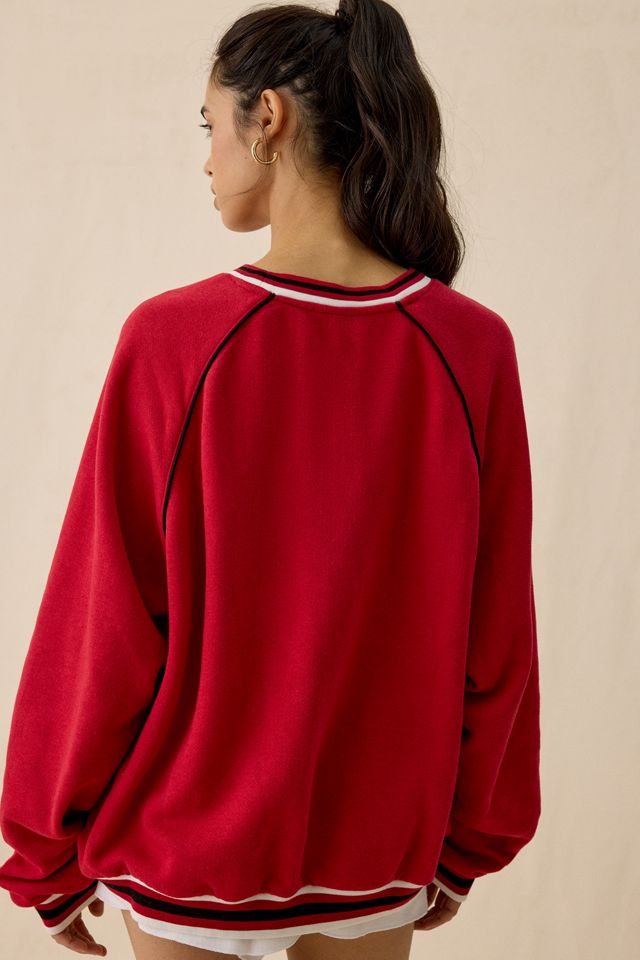 Boys Lie Kara Good Sport Embroidered Graphic Crewneck Pullover #1