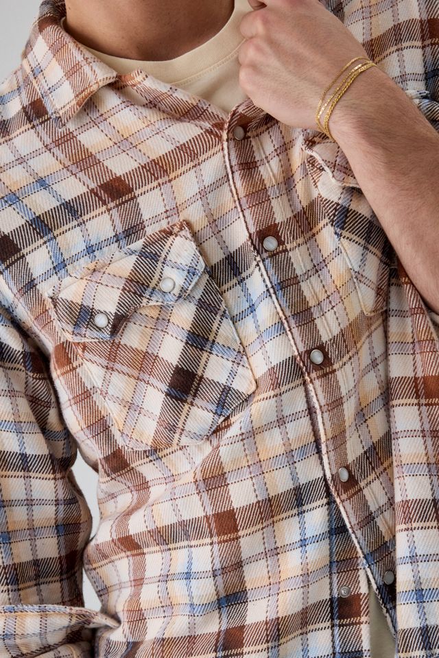 Levi’s® Washed Plaid Boxy Fit Western Snap Front Long Sleeve Shirt #2