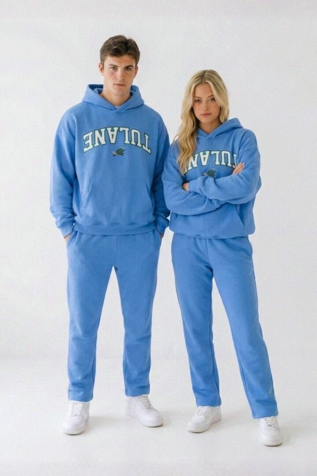 Upside Tulane Green Wave Varsity Hoodie #3