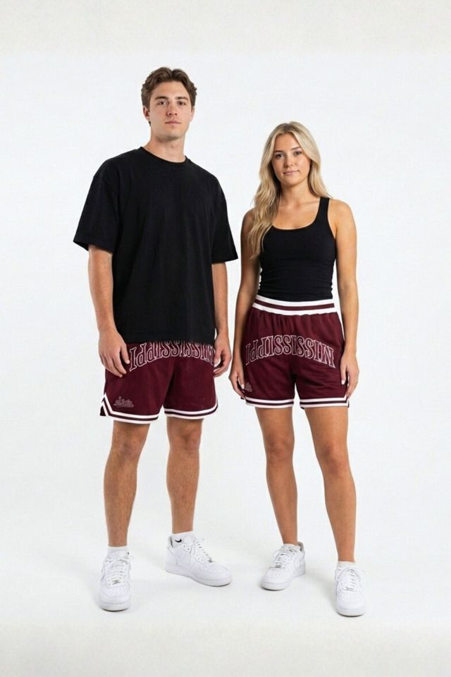 Upside Mississippi State Bulldogs Varsity Mesh Shorts #1